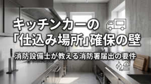 キッチンカーの「仕込み場所」確保の壁｜消防設備士が教える消防署届出の要件
